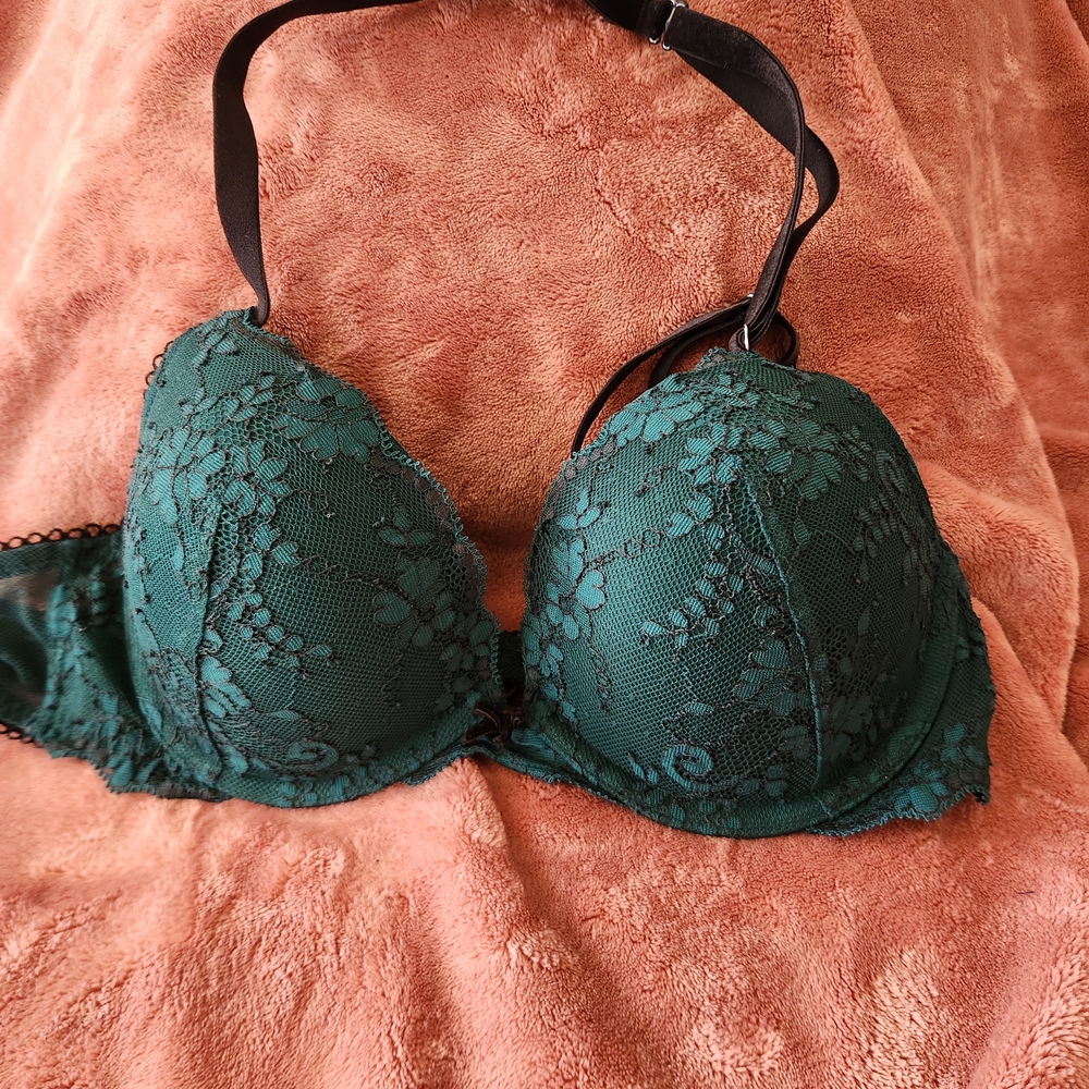 Victoria's Secret Lace Bra in Teal